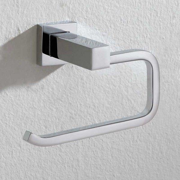 QUBI Toilet Roll Holder Chrome Accessories ECT