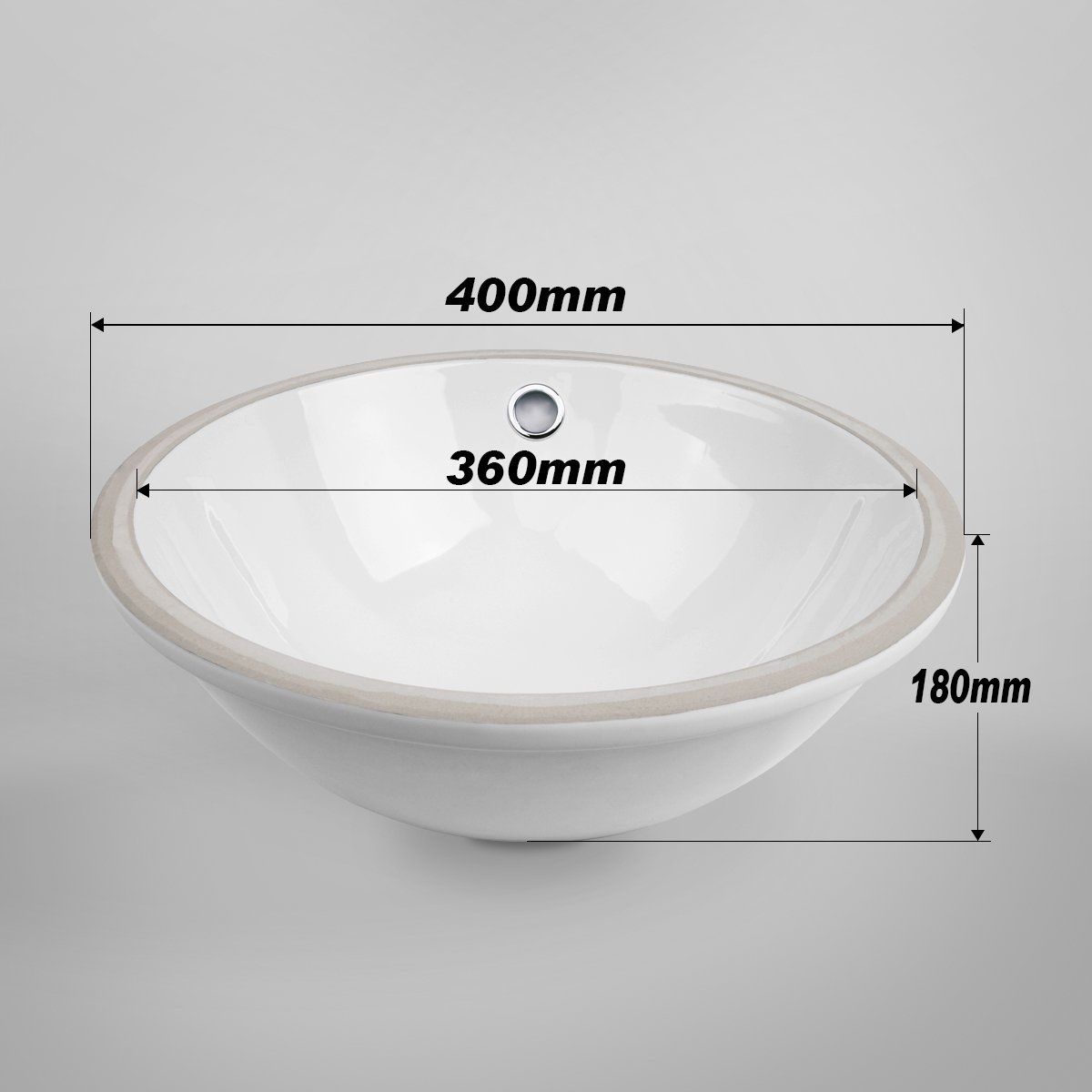 RENO Under Counter Basin Fully Glazed Basins ECT