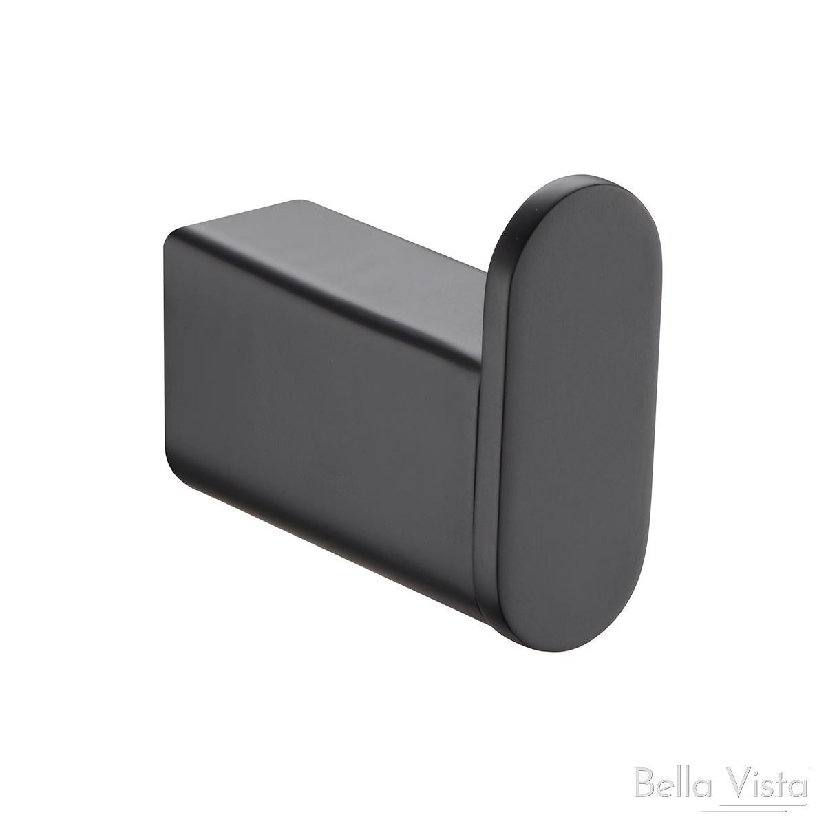 Robe Hook - Pradus - 'Curved' Accessories Bella Vista Black