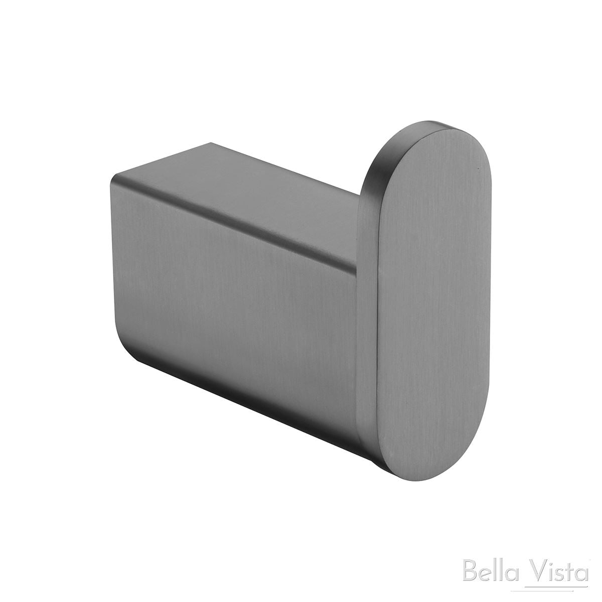 Robe Hook - Pradus - 'Curved' Accessories Bella Vista Gun Metal