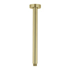 ROELEX Round Ceiling Dropper 400mm Brushed Brass Showers ECT