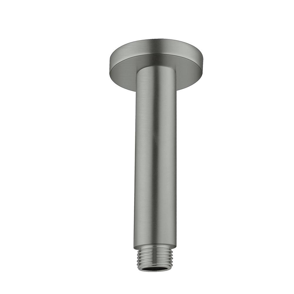 Round Ceiling Arm 100mm Gun Metal YSW503-100MM-GM Showers Nero