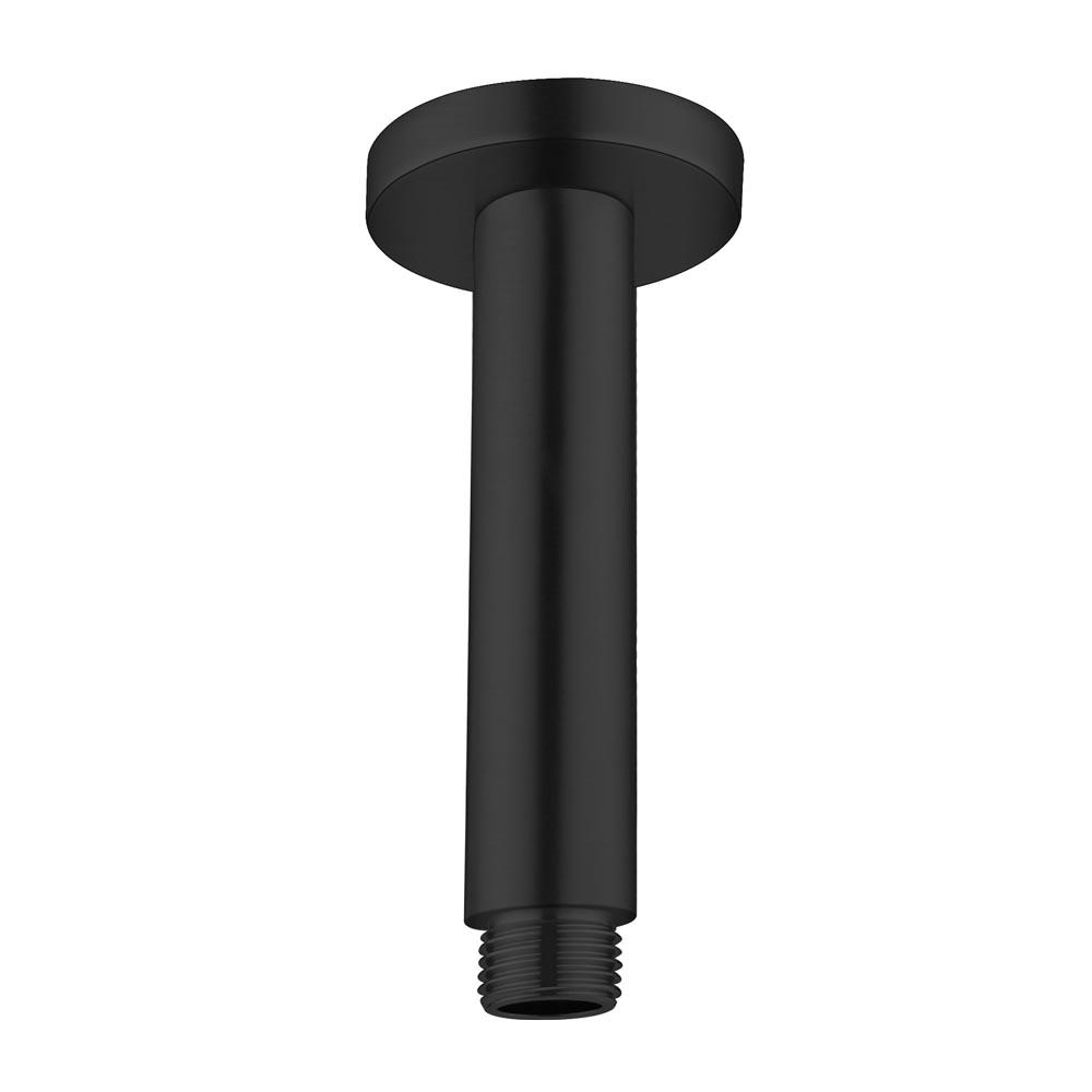 Round Ceiling Arm 100mm Matte Black YSW503-100MM-MB Showers Nero