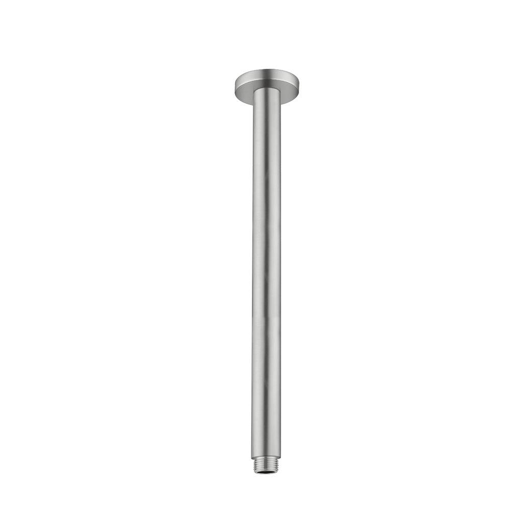 Round Ceiling Arm 300mm Brushed Nickel YSW503-300MM-BN Showers Nero
