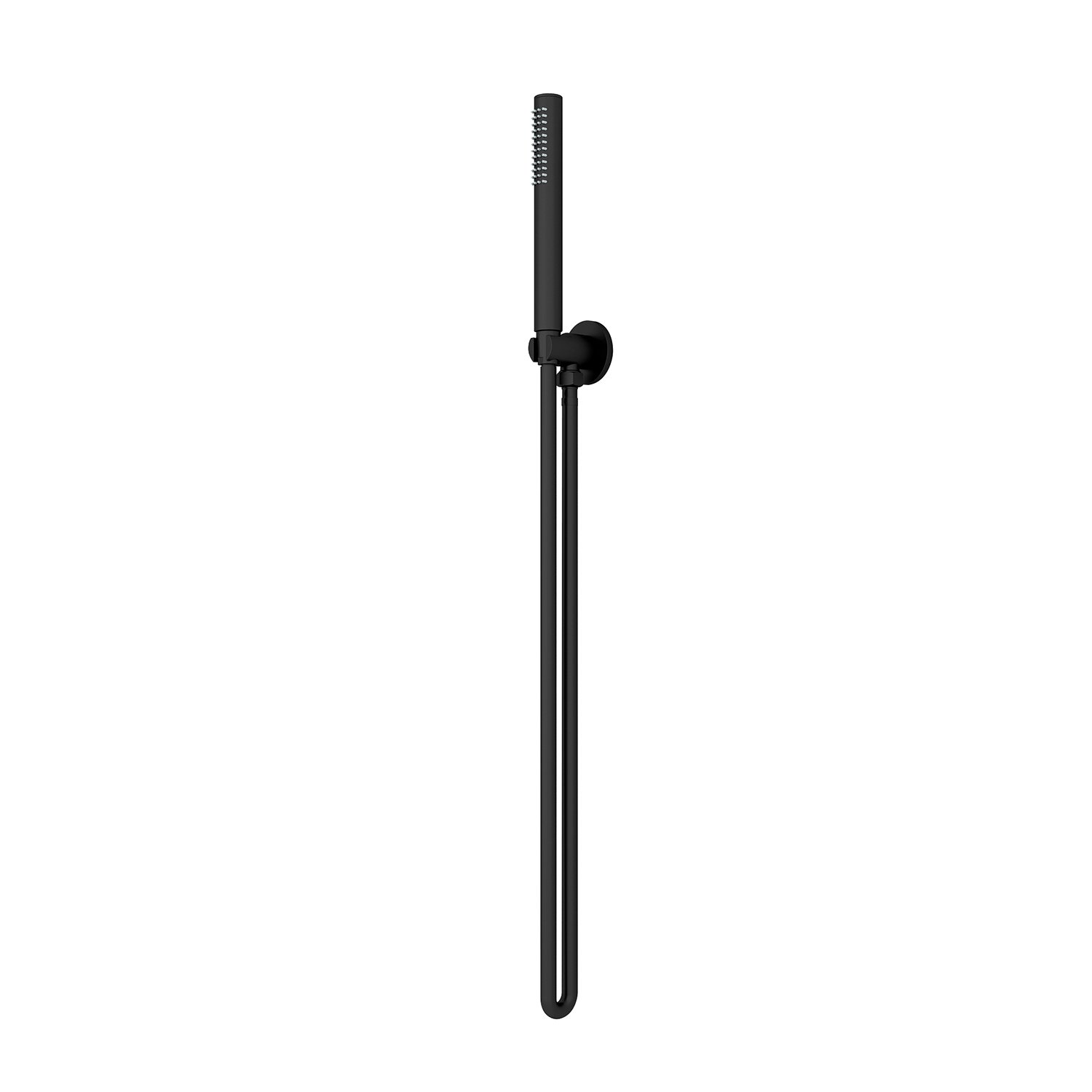Round Shower Bracket Matte Black YSW307-MB Showers Nero