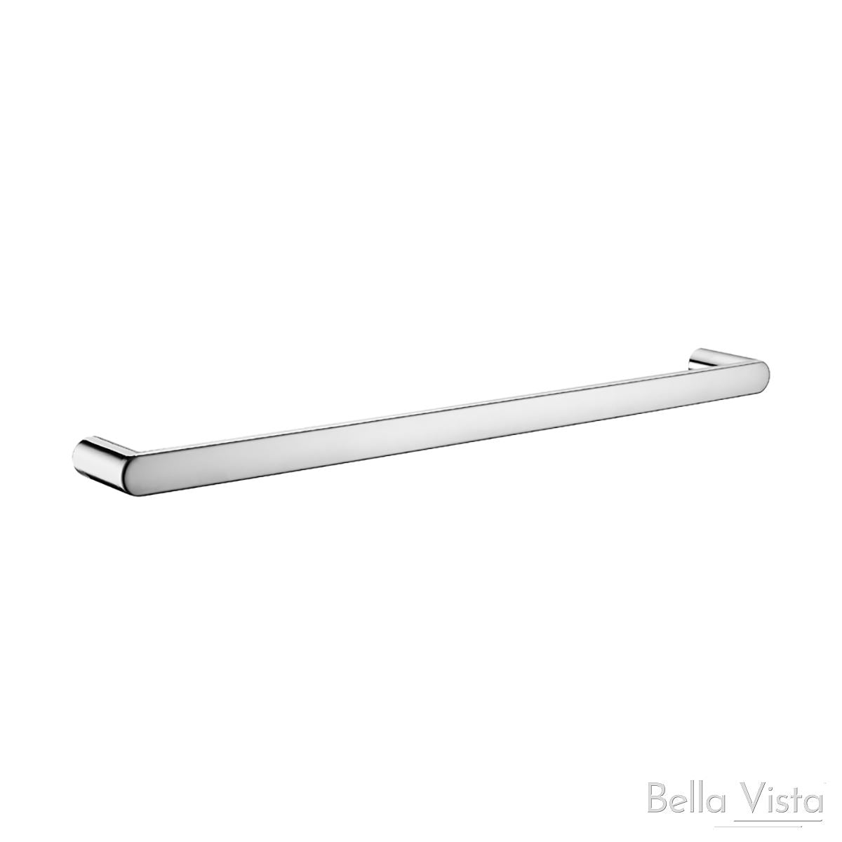 Round Single Towel Rail 610 or 810mm Accessories Bella Vista