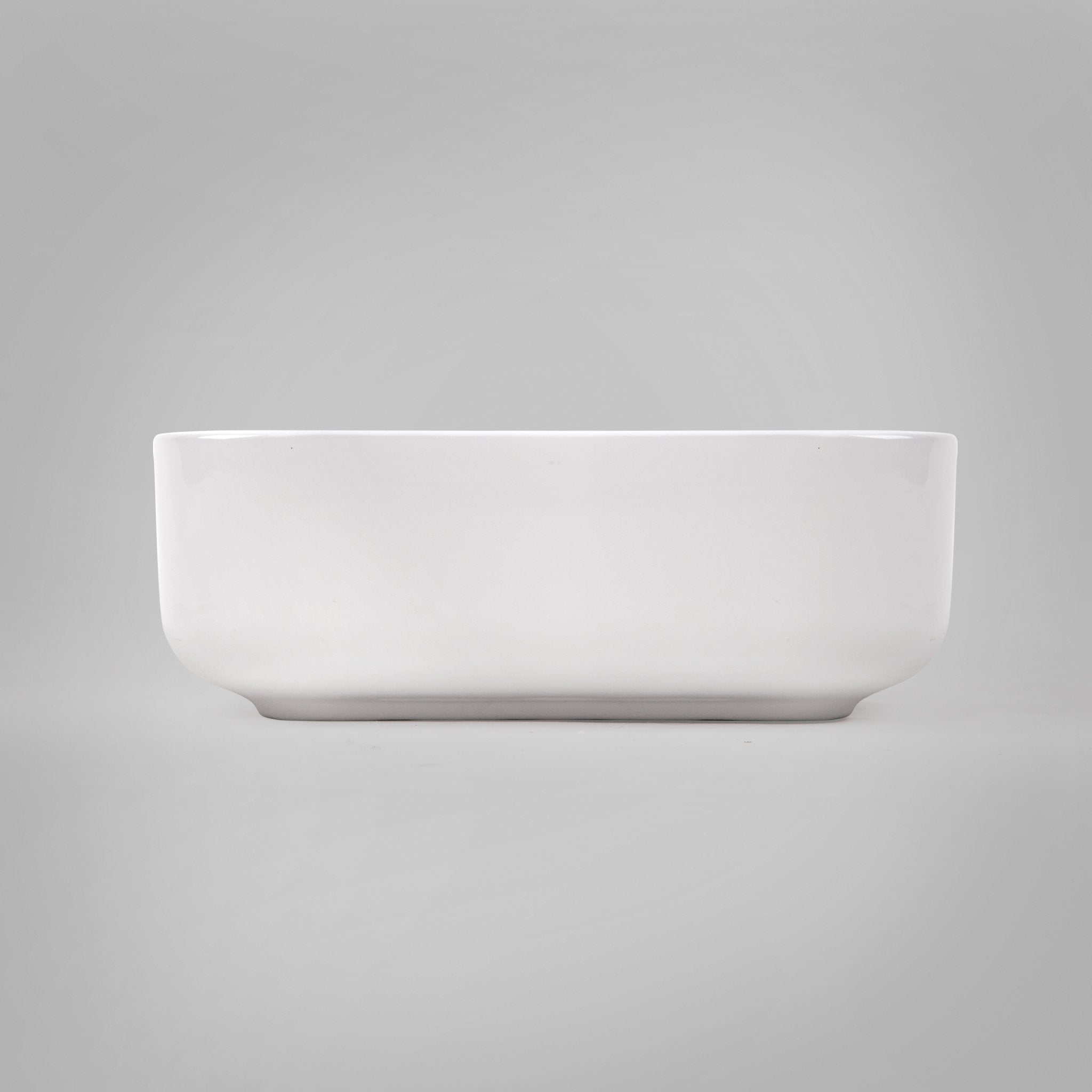 SEINE 38 Above Counter Square Basin Gloss White Basins Arova
