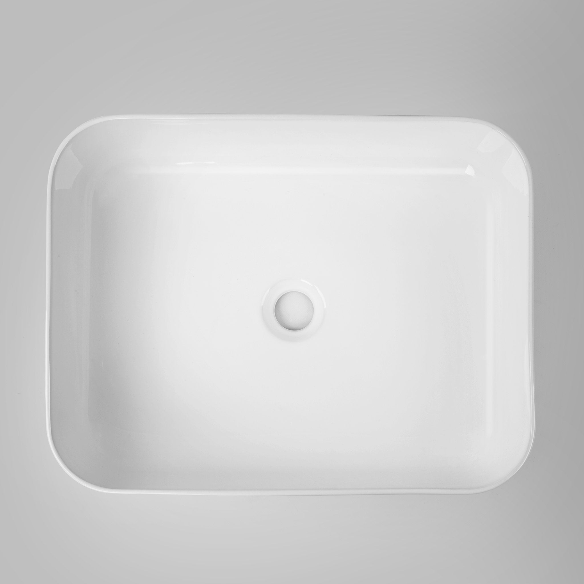 SEINE 50 Above Counter Basin Gloss White Basins Arova