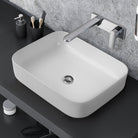 SEINE 50 Above Counter Basin Matt White Basins Arova