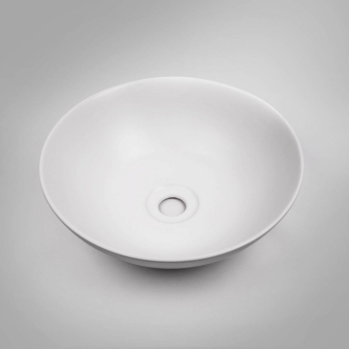 SERENITY Round Above Counter Basin Matt White Basins ECT