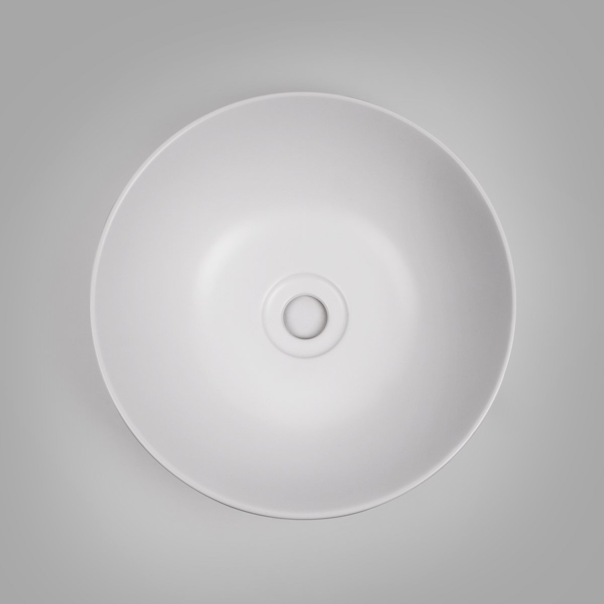 SERENITY Round Above Counter Basin Matt White Basins ECT