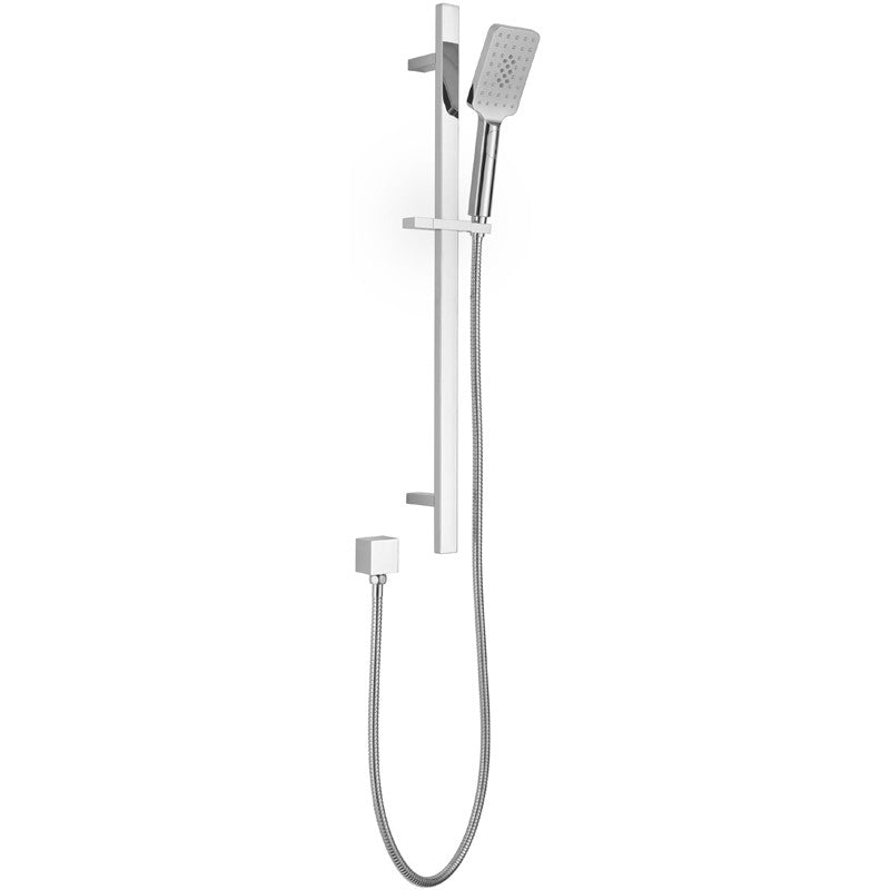 Shower Rail - Square Chrome showers Bella Vista