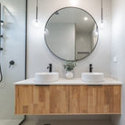 Somer 150cm Timber Wall Hung Bathroom Vanity - Double Bowl Vanities & Mirrors Arova