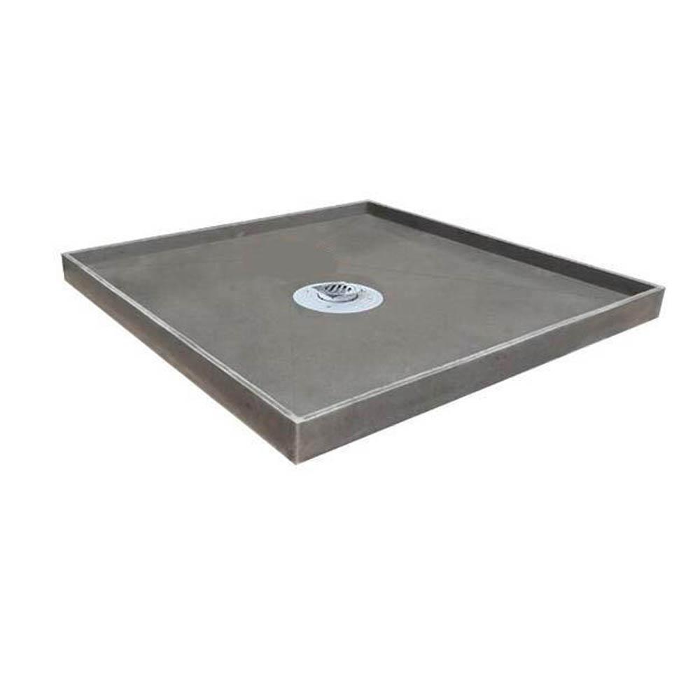 Tiled Shower Base with Puddle Flange - Centre Waste Showers Universal Shower Base