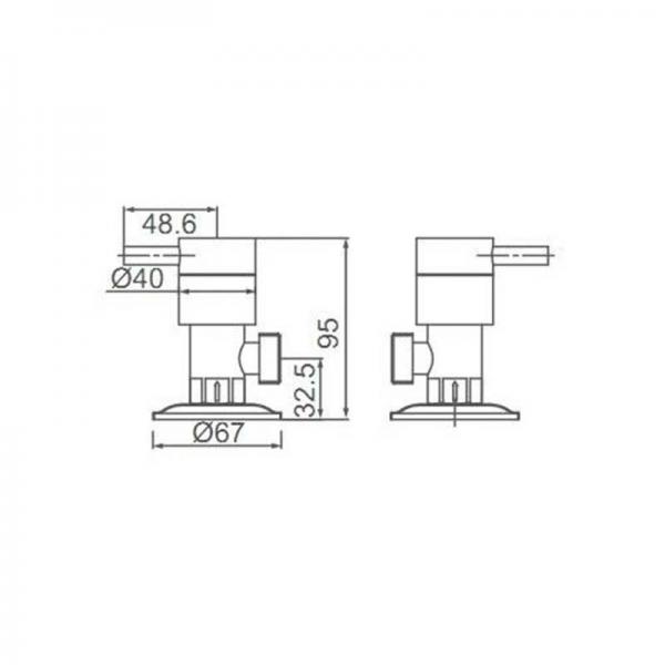 Tisst washing machines handle- WT403 Tapware ECT