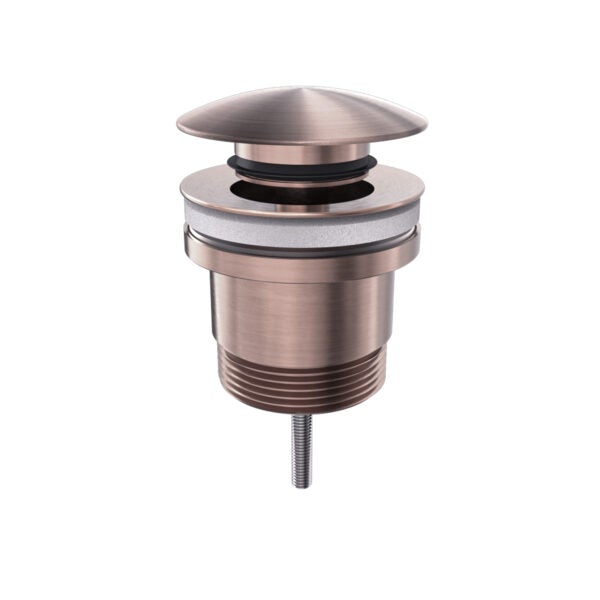 UNIVERSAL POP UP WASTE BRUSHED BRONZE Basins Nero