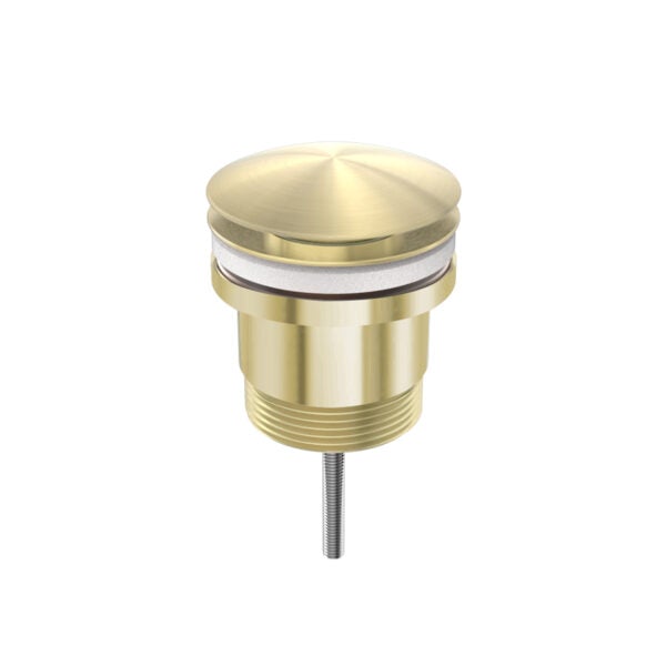 UNIVERSAL POP UP WASTE Brushed Gold Basins Nero