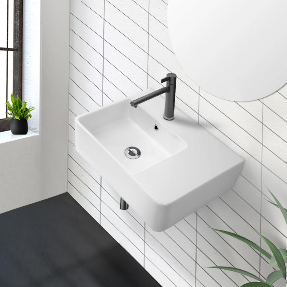 URBANO Wall Hung Basin Basins ECT Right Hand