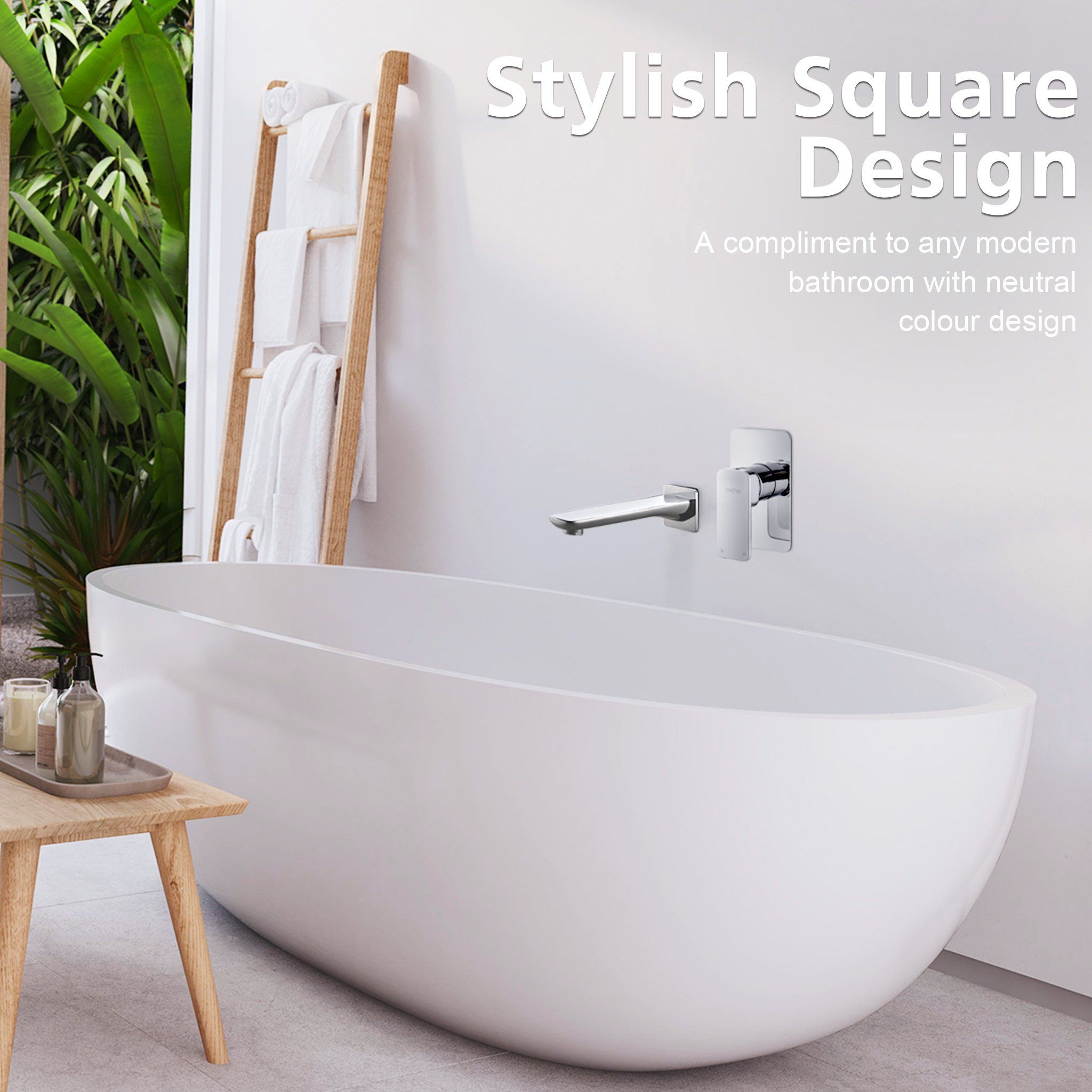 VIVA Bath Spout Chrome - BT-205C Tapware Arova