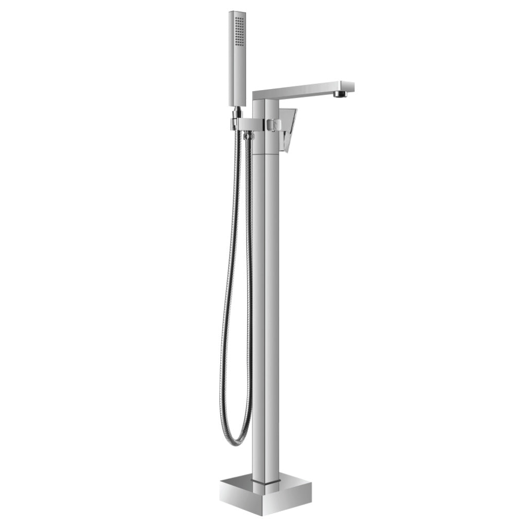 Viva Freestanding Bath Mixer with shower Chrome Tapware Arova
