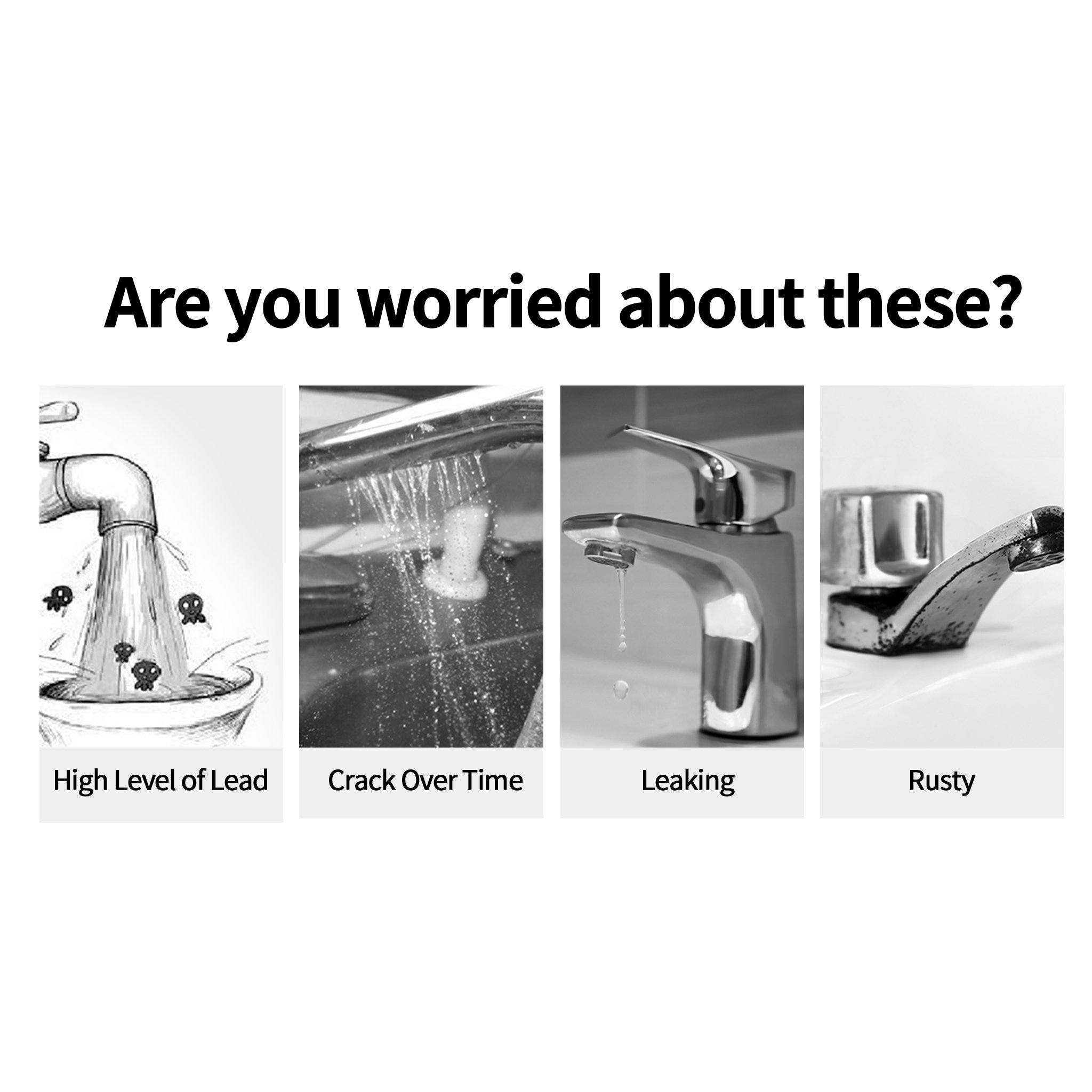 VIVA Square Basin Mixer Chrome - BT-201C Tapware Arova