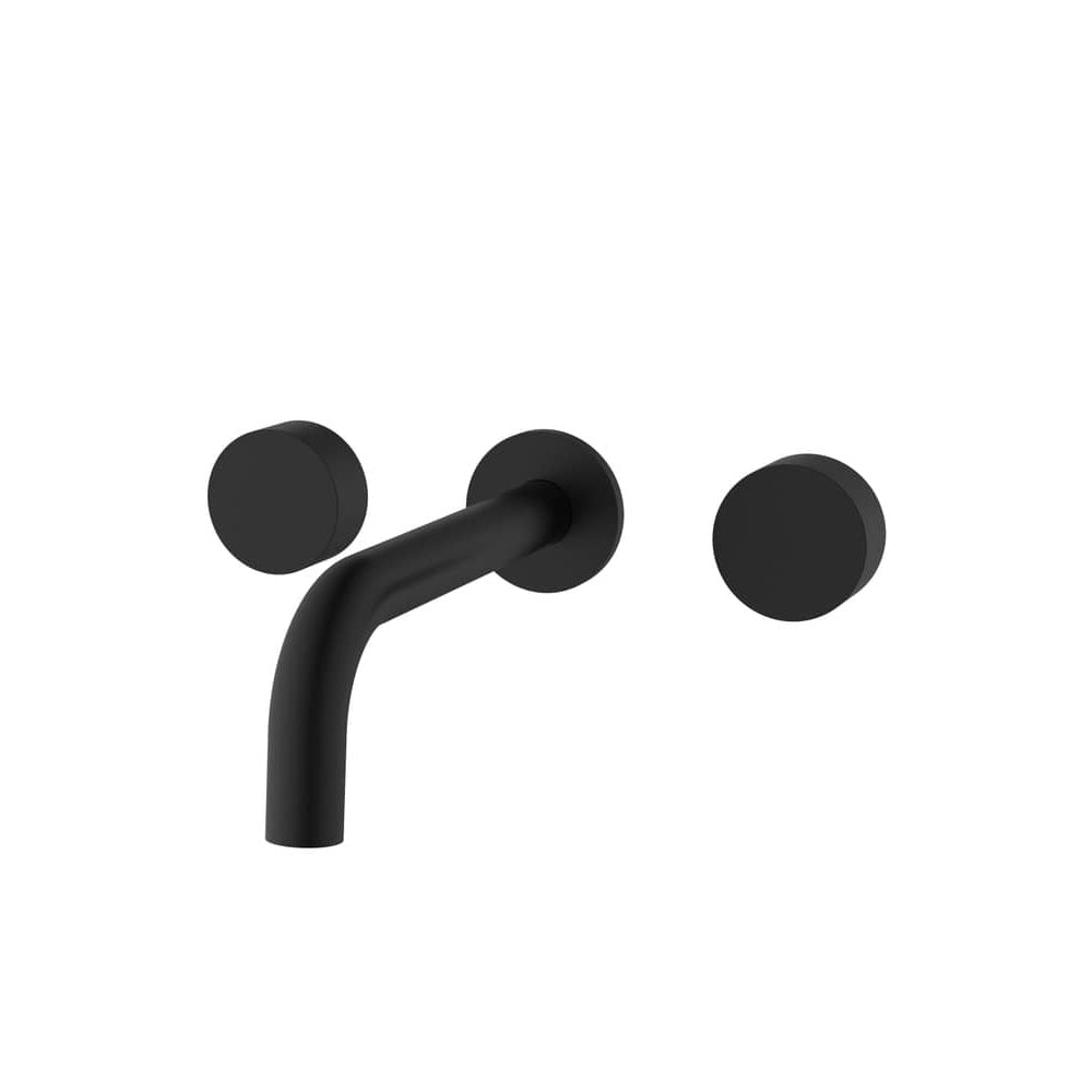 VIVO Basin/Bath set with hot and cold handle in Matte Black Tapware ECT