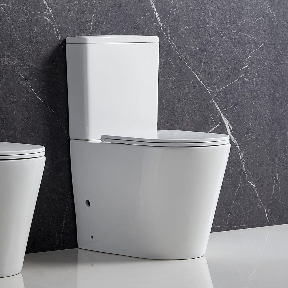 Yara62 Rimless Tornado Compact Back to Wall Toilet Toilets Arova