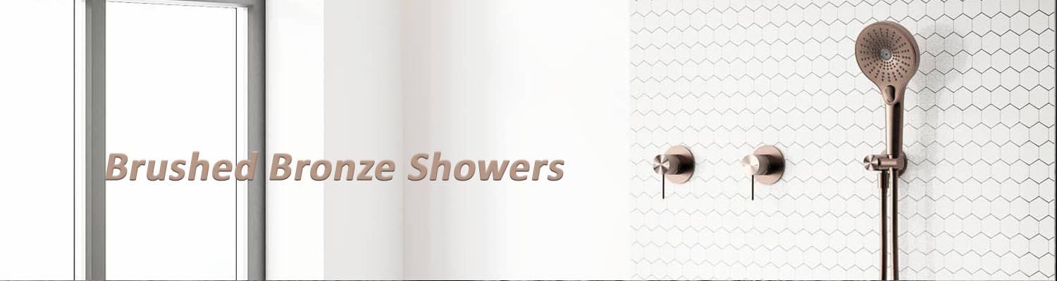 Brushed Bronze Showers