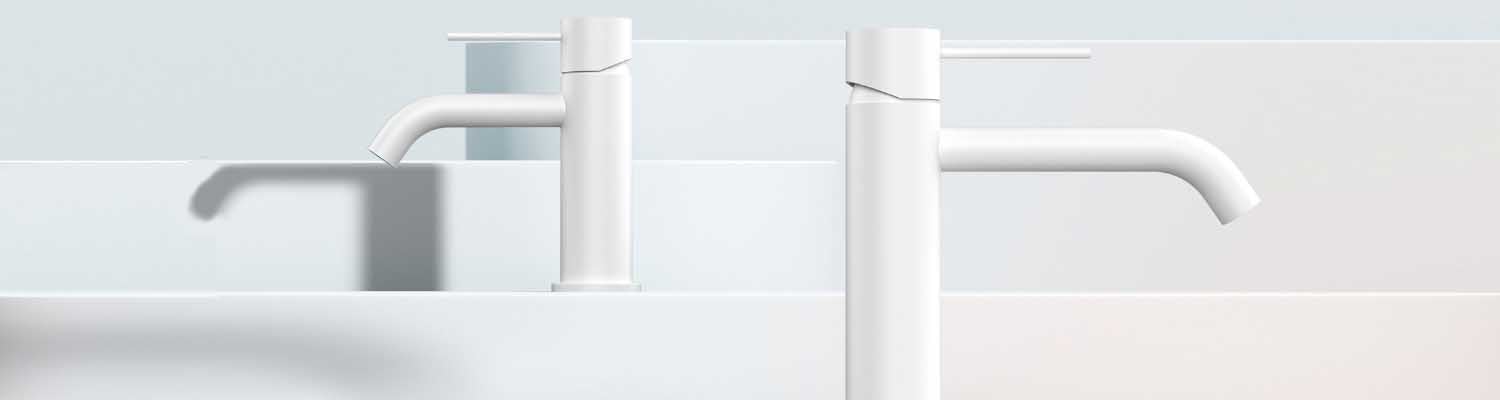 Matte White Taps