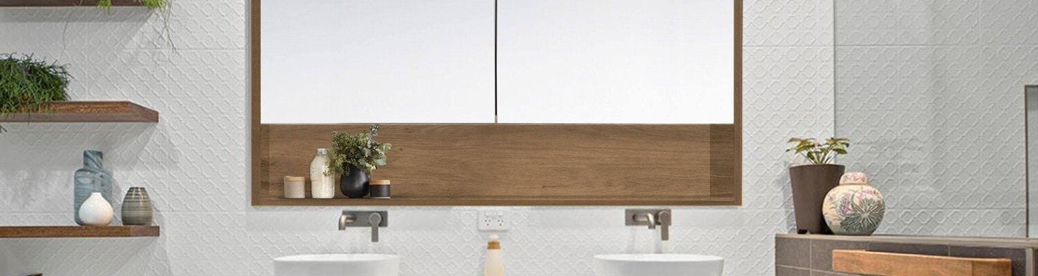 Oak Medicine Cabinet With Mirror