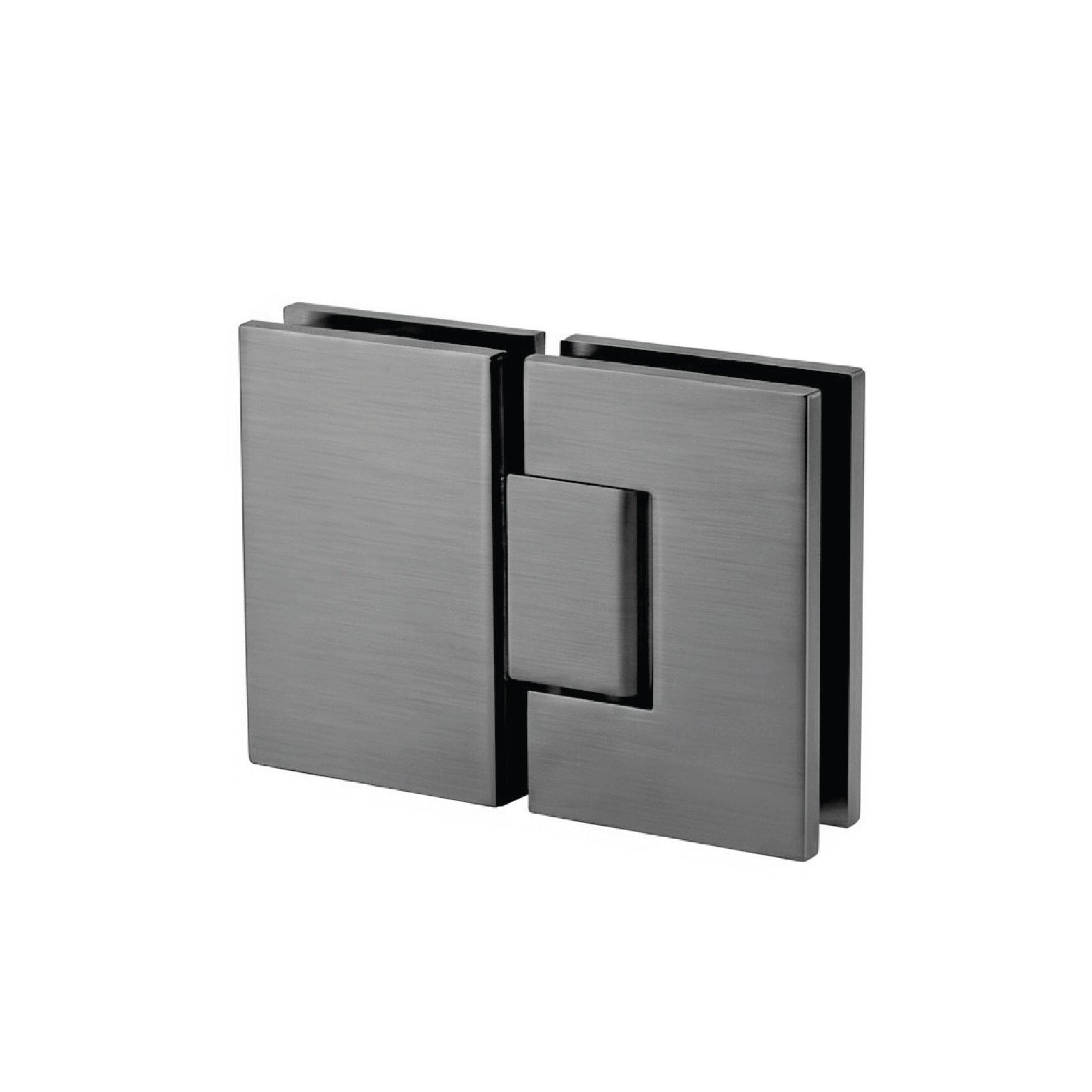 180° Stainless Steel Shower Screen Hinge Shower Screens Arova Gunmetal 
