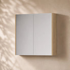 750mm Height Bathroom Shaving Cabinet Shaving Cabinet Arova 900mm(W) Prime Oak - Finley 