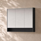 900mm Bathroom Shaving Cabinet Shaving Cabinet Arova Matte Black 1200mm 