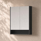 900mm Bathroom Shaving Cabinet Shaving Cabinet Arova Matte Black 750mm 
