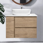ALBANY 750mm Oak Timber Wall Hung Vanity Vanities Arova 