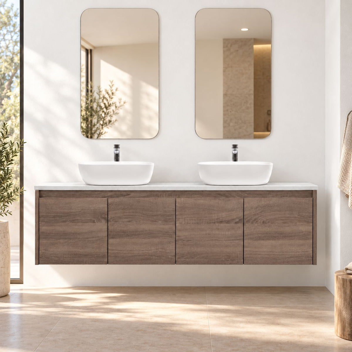 AMBER 1500mm Wall Hung Vanity Vanities Arova 