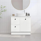AUSTIN 900mm Floor Standing Bathroom Vanity (Left Hand) & Luxe Stone Top AROVA