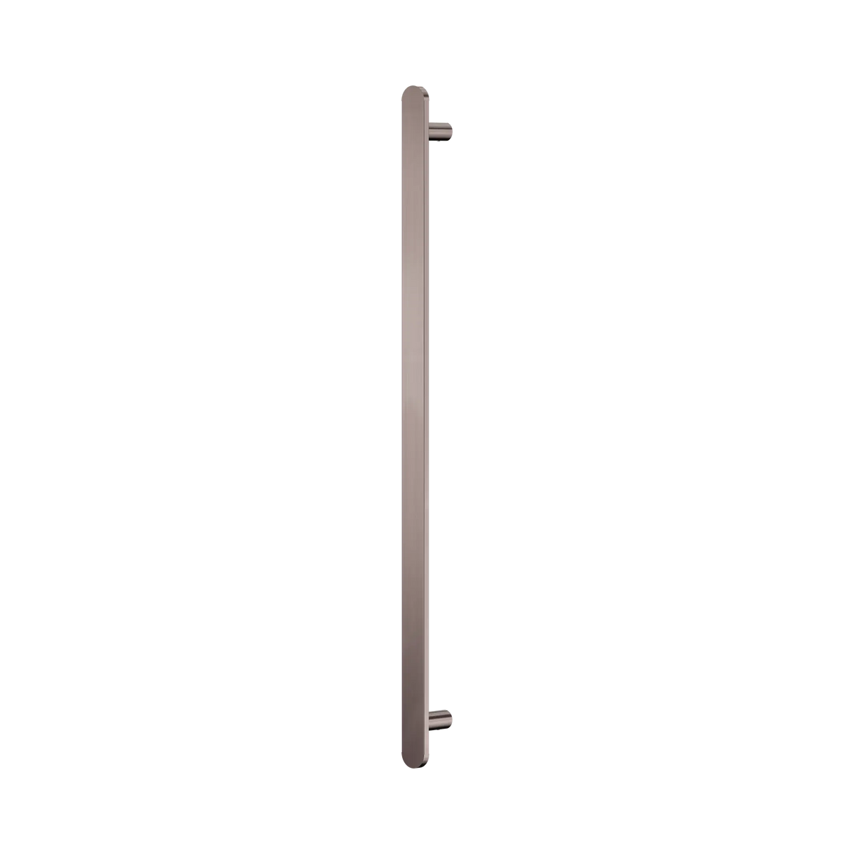 Bianca 12V Single Vertical Heated Towel Rail Brushed Bronze Heated Towel Rails Nero 