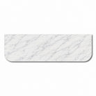 Bianco Carrara Curved Italian Natural Marble Vanity Top 1510x470mm – Honed Vanity Top Arova 