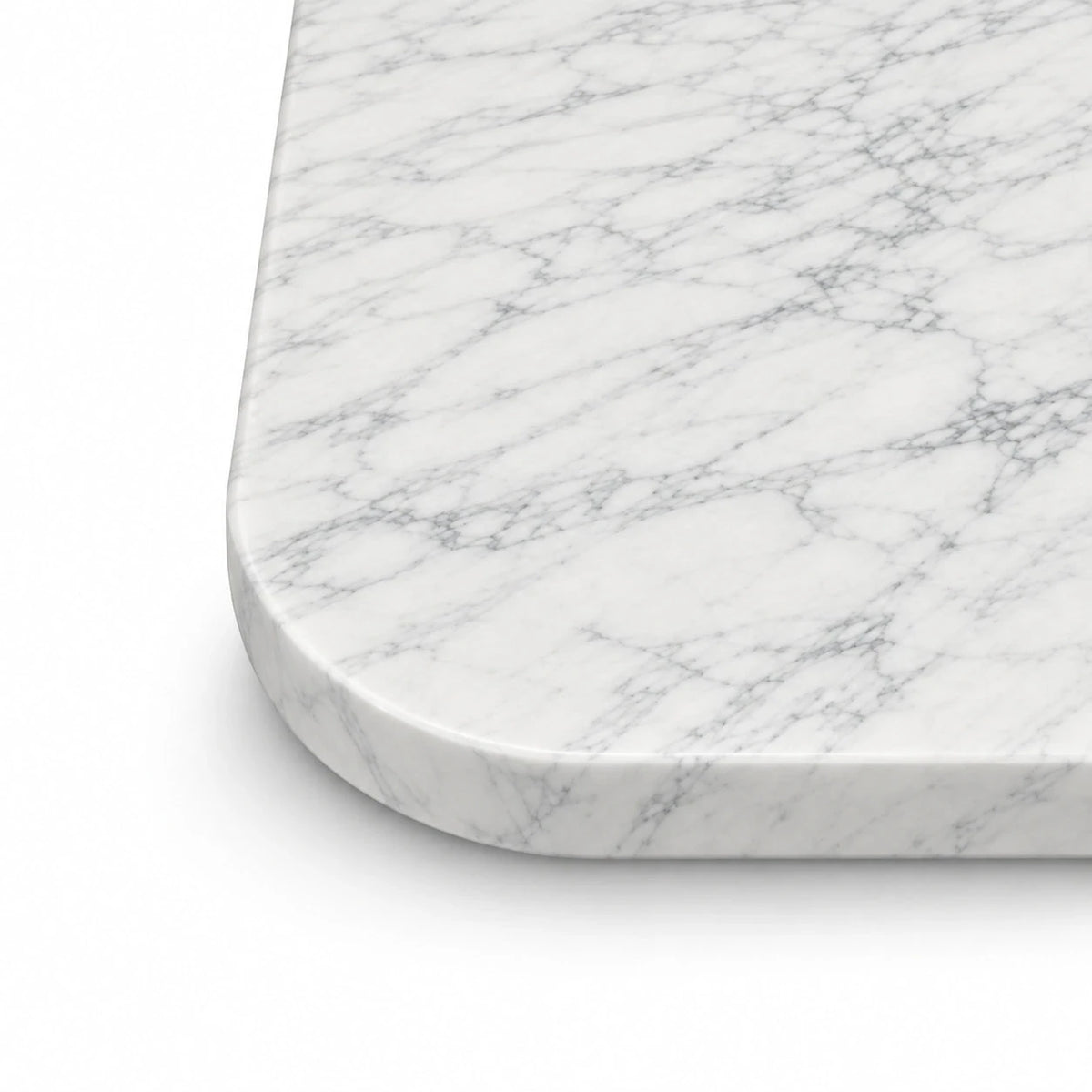 Bianco Carrara Curved Italian Natural Marble Vanity Top 1810x470mm – Honed Vanity Top Arova 