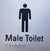 Braille Toilet Sign TPSIGN Accessories ECT FEMALE 