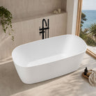 Clearance - DANA 1500mm Oval Freestanding Bathtub Gloss White Baths Arova 