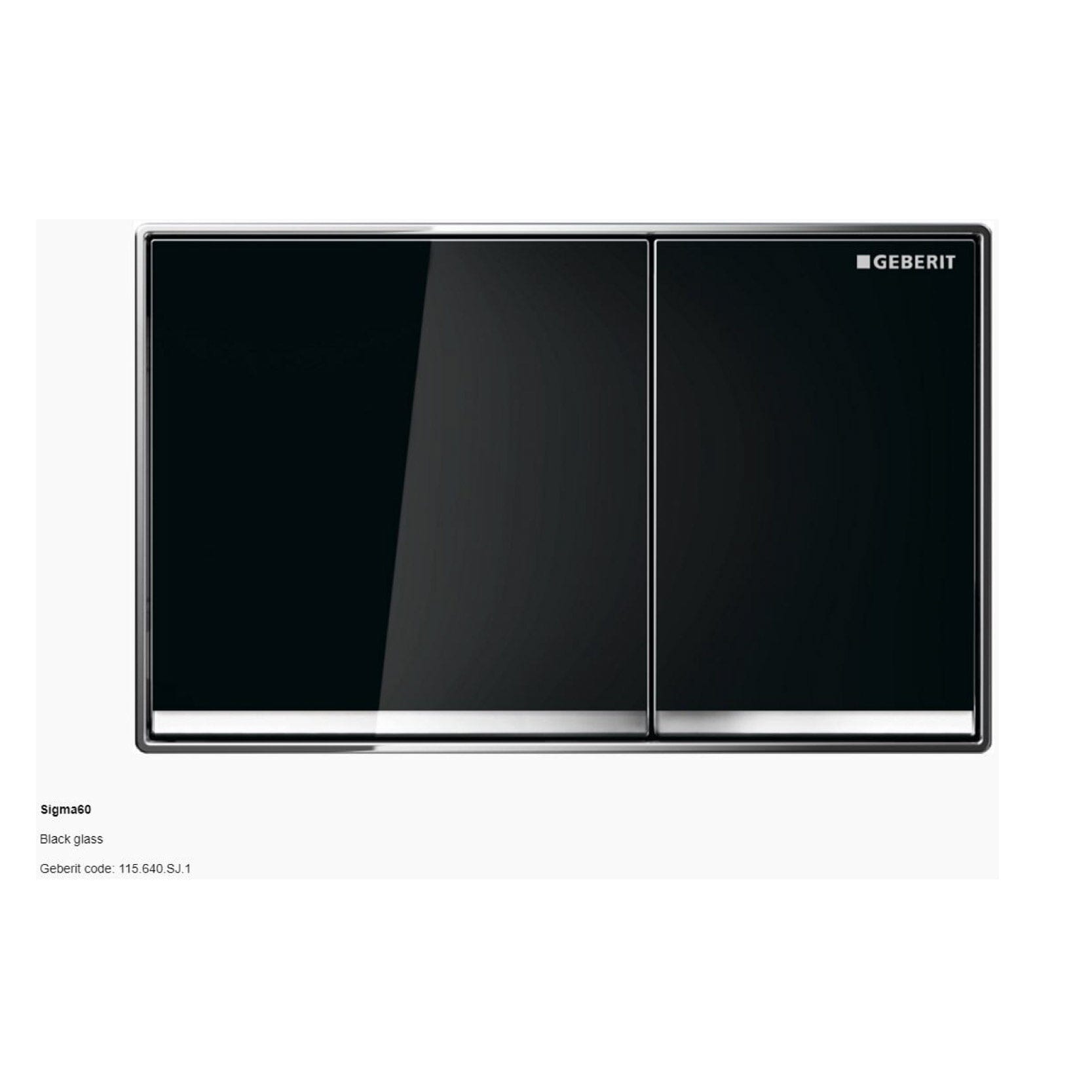 Clearance - Geberit Sigma 60 Flush Mounted Button and Plate Toilets Geberit 