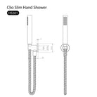 CLIO Slim Hand Shower Chrome Showers Arova 