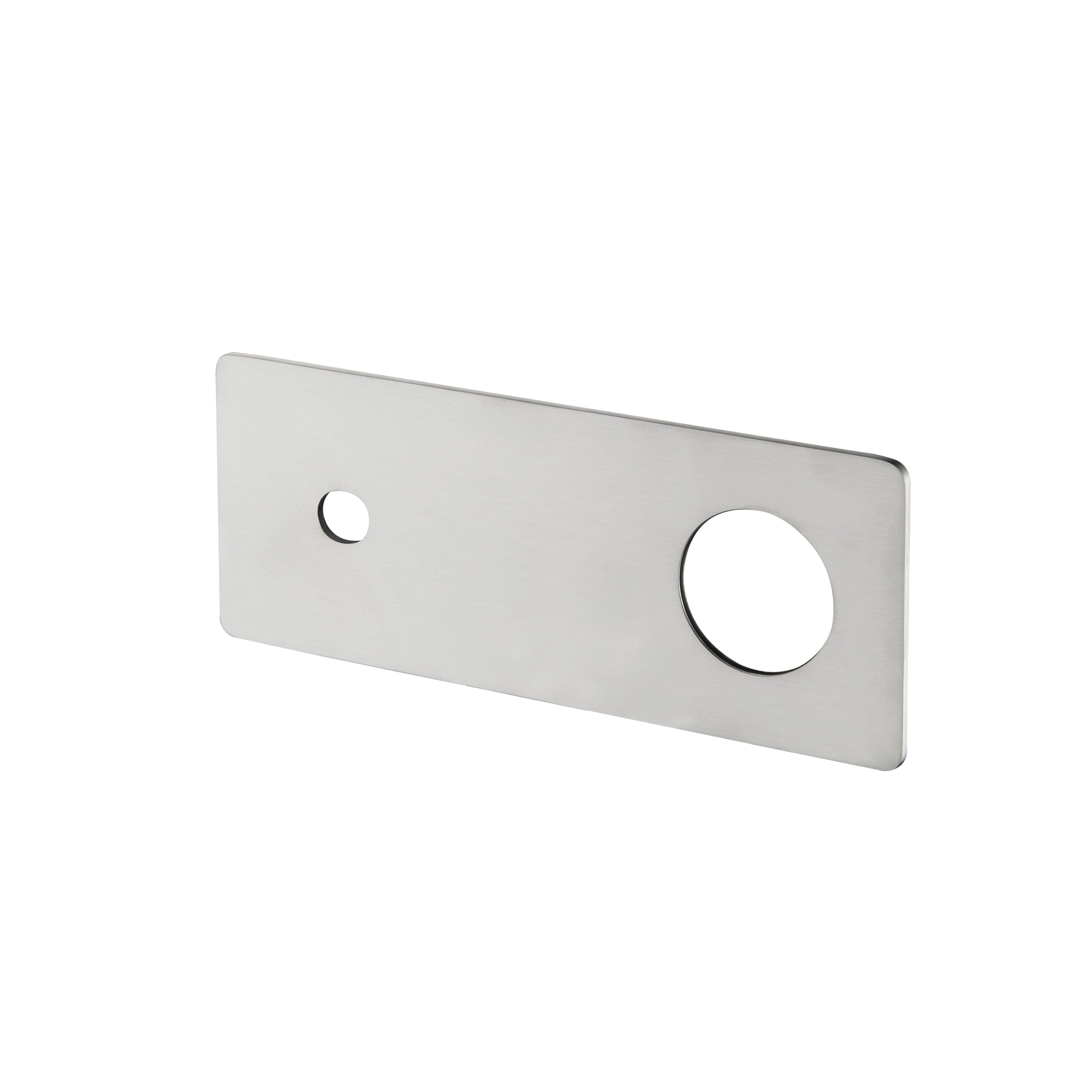 CLIO Wall Basin/Bath Mixer Spout Backplate Brushed Nickel Tapware Arova 