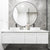 CLOVER 150cm Wall Hung Bathroom Vanity Vanities & Mirrors Arova BLISS Speckled Stone Top 2XCB1201N-Square Gloss White Basin 