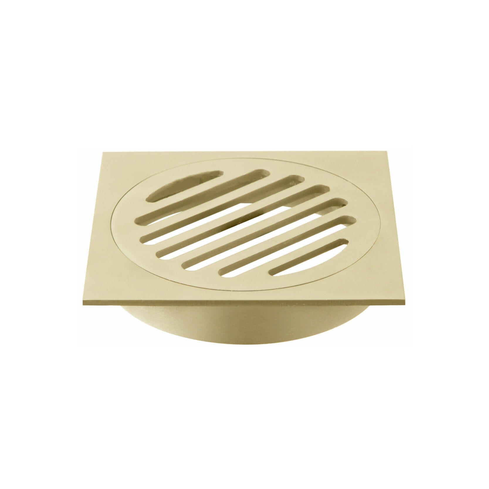 Como Trapscrew Floor Waste Grate Brushed Gold Arova 