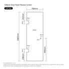 Corner Shower Screen Set 1200mm Front Fully Frameless Shower Screens Arova 