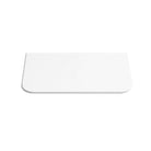 EIRA Curved 1210x470mm Pure White Marble Silica Free Benchtop Vanity Top Arova