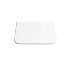 EIRA Curved 760x470mm Pure White Marble Silica Free Benchtop Vanity Top Arova